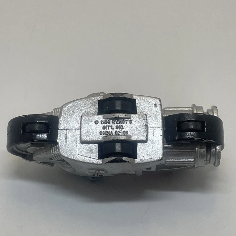 1996 Silver‎ Sonic Cycles Motorcycle Wendy's Kids Meal Toy